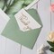 50 Pieces Sage-Green A6 Envelopes Greeting Card Envelopes 6 1/2 x 4 3/4 Inches for 4 x 6 Wedding Invitation Cards, Greeting Cards, Birthday Party Invitations
